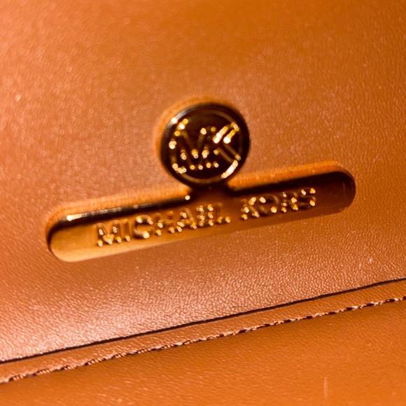 Michael Kors Monogram White and Brown Shoulder Bag - Picture 9 of 9